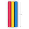 Hallmark Image Arts Birthday Wrapping Paper Mini Rolls, 3-Pack (Primary Colors: Solid Red, Yellow, Blue) for Kids Parties, Graduations, Father’s Day, Baby Showers, Any Occasion – 27 Sq. Ft. Total
