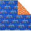 Hallmark Kids Birthday Wrapping Paper Mini Rolls, 3-Pack (Unicorns, Rainbows on Purple, Pink with White Polka Dots) for Birthday Parties, Easter, Baby Showers, Any Occasion – 60 Sq. Ft. Total(Cupcakes  Stars  Balloons (3 Rolls))