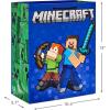 Hallmark Minecraft Wrapping Paper Mini Rolls, 3-Pack (Zombie, Chicken, TNT, Pig) for Birthdays, Graduations, Christmas, Gamers, Kids Parties, Any Occasion – 45 Sq. Ft. Total(Minecraft (2 Gift Bags))