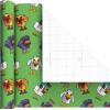 Hallmark Minecraft Wrapping Paper Mini Rolls, 3-Pack (Zombie, Chicken, TNT, Pig) for Birthdays, Graduations, Christmas, Gamers, Kids Parties, Any Occasion – 45 Sq. Ft. Total(Minecraft (3 Mini Rolls))