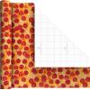 Hallmark Pizza Scented Wrapping Paper Mini Rolls, 3-Pack (Pepperoni, Pizza Slices, Red Gingham Tablecloth) for Birthdays, Graduations, Father’s Day, Any Occasion – 45 Sq. Ft. Total(Pizza Scented (3 Mini Rolls))