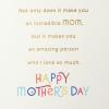 Hallmark Romantic Mother’s Day Card for Wife, Girlfriend or Partner (I Love the Way You Love) Rainbow Lettering on White(I Love the Way You Love)