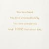 Hallmark Romantic Mother’s Day Card for Wife, Girlfriend or Partner (I Love the Way You Love) Rainbow Lettering on White(I Love the Way You Love)
