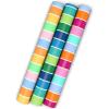 Hallmark Striped Wrapping Paper Mini Rolls, 3-Pack (Pink, Orange, Teal, Green, Blue, Yellow, Pastels) for Birthdays, Easter, Mother’s Day, Father’s Day, Graduations, Any Occasion – 60 Sq. Ft. Total(Colorful Stripes (3 Mini Rolls))