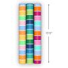 Hallmark Striped Wrapping Paper Mini Rolls, 3-Pack (Pink, Orange, Teal, Green, Blue, Yellow, Pastels) for Birthdays, Easter, Mother’s Day, Father’s Day, Graduations, Any Occasion – 60 Sq. Ft. Total(Colorful Stripes (3 Mini Rolls))