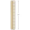 Hallmark Wedding Wrapping Paper Mini Rolls, 3-Pack (Gold Hearts, Bows, Black and White Stripes, Dots) for Bridal Showers, Graduations, Valentine’s Day, Any Occasion – 60 Sq. Ft. Total(Kraft Paper Stripes and Polka Dots (2 Rolls))