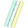 Image Arts Baby Wrapping Paper Mini Rolls, 3-Pack (Pastel Polka Dots, Mint Green Stripes, Solid Light Yellow) for Birthdays, Baby Showers, Gender Reveal Party, Easter, Any Occasion – 27 Sq. Ft. Total