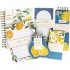 Hallmark Journal and Stationery Set (Journal, List Pads, Pocket Notepad and Large Notepad) Lemon Collection