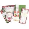Hallmark Journal and Stationery Set (Journal, List Pads, Pocket Notepad and weekly desk planner) Floral Collection