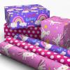 Unicorns  Rainbows  Polka Dots (3 Mini Rolls)