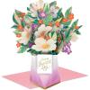 Hallmark Mother’s Day Pop Up Card for Mom (Have a Beautiful Day) 3D Flower Bouquet Paper Wonder Lacey Chabert Collection for Birthday, Graduation, Just Because, Anniversary, All Occasion(Have a Beautiful Day)