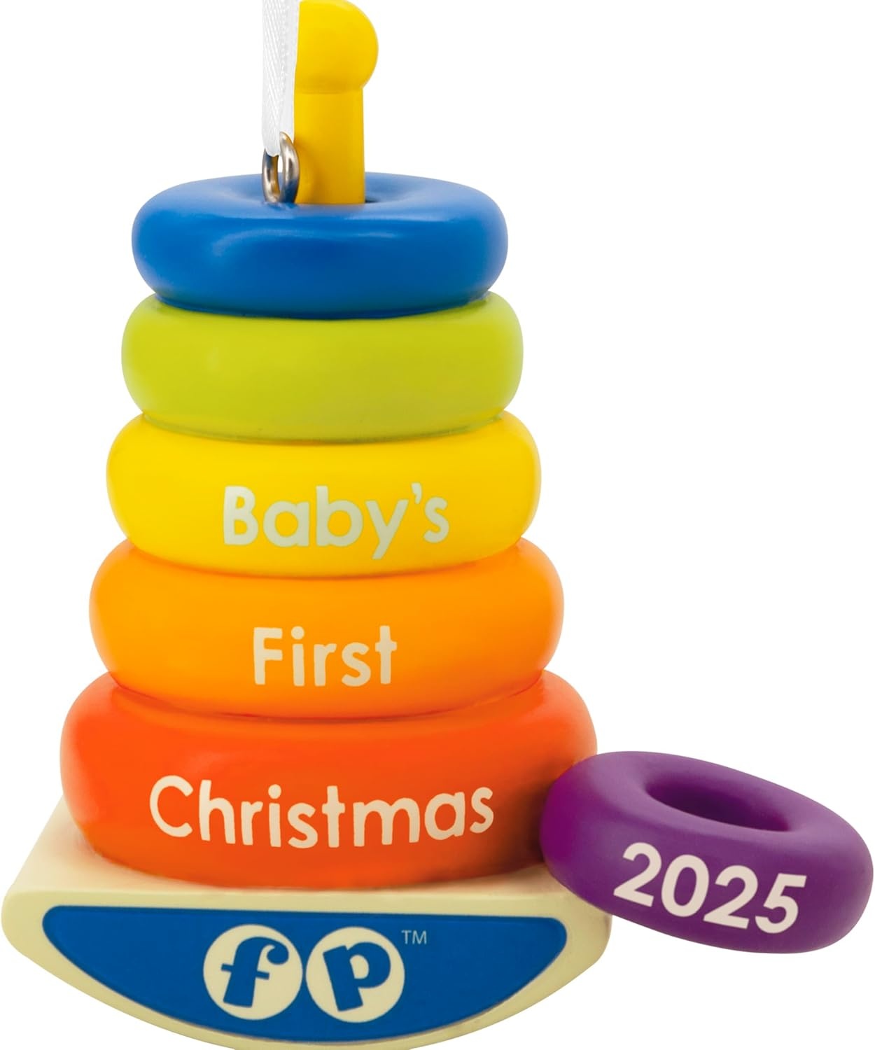 image:imageHallmark FisherPrice RockAStack Babys 1st Christmas 2025 Christmas Ornament