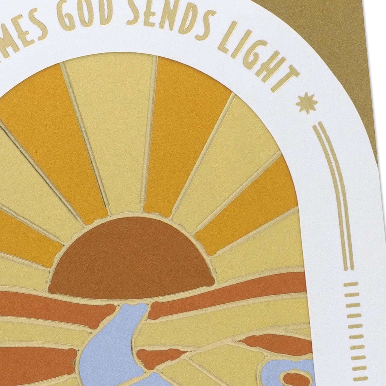 image:imageHallmark Religious Birthday Card from Us Sometimes God Sends Light for Friend Teacher Sibling