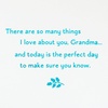 Hallmark Card for Grandma (So Many Things I Love About You) from Grandson, Granddaughter, Birthday Card for Nana, Thinking of You, Mother’s Day(Greeting Card)