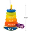 Hallmark Fisher-Price Rock-A-Stack Baby’s 1st Christmas 2025 Christmas Ornament