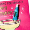 Hallmark Funny Birthday Card (Margarita with Drink Umbrella) for Adults, Coworkers, Best Friend