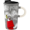 Hallmark Peanuts Ceramic Mug, 16 oz. (Great Pumpkin Scene) for Kids, Fans, Collectors(Gray)