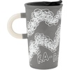 Hallmark Peanuts Ceramic Mug, 16 oz. (Great Pumpkin Scene) for Kids, Fans, Collectors(Gray)