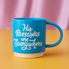 Hallmark Peanuts Ceramic Mug, 16 oz. (Great Pumpkin Scene) for Kids, Fans, Collectors(His Blessings Are Everywhere Mug)