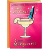 Hallmark Funny Birthday Card (Margarita with Drink Umbrella) for Adults, Coworkers, Best Friend