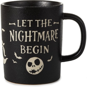 Hallmark Peanuts Ceramic Mug, 16 oz. (Great Pumpkin Scene) for Kids, Fans, Collectors(Let the Nightmare Begin)