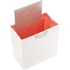 Hallmark 10″ Large Horizontal Gift Bag with Tissue Paper and Blank Card (Red Bows on Ivory) for Valentine’s Day, Birthdays(Embossed Hearts)