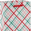 Hallmark 6″ Small Pink and Green Holiday Gift Bags (5 Bags: Fa La La, Pink, Green, Red Plaid) for Kids, Teachers, Coworkers, Party Favors, Gift Cards(Fa la la la la)