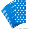 Hallmark Easter and Spring Party Favor and Wrapped Treat Sacks (30 Bags: Blue, Green, Purple, Pink, Orange, Yellow) for Kids, Birthdays, Baby Showers(Blue Chevron  Solid  Polka Dot)