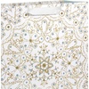 Hallmark Elegant Glittery Gold Foil Gift Bags (2 Bags: 1 Large 13″, 1 Extra Large 15″) for Christmas, Weddings, Engagements, Valentine’s Day, Anniversary(Glittery Gold Foil)