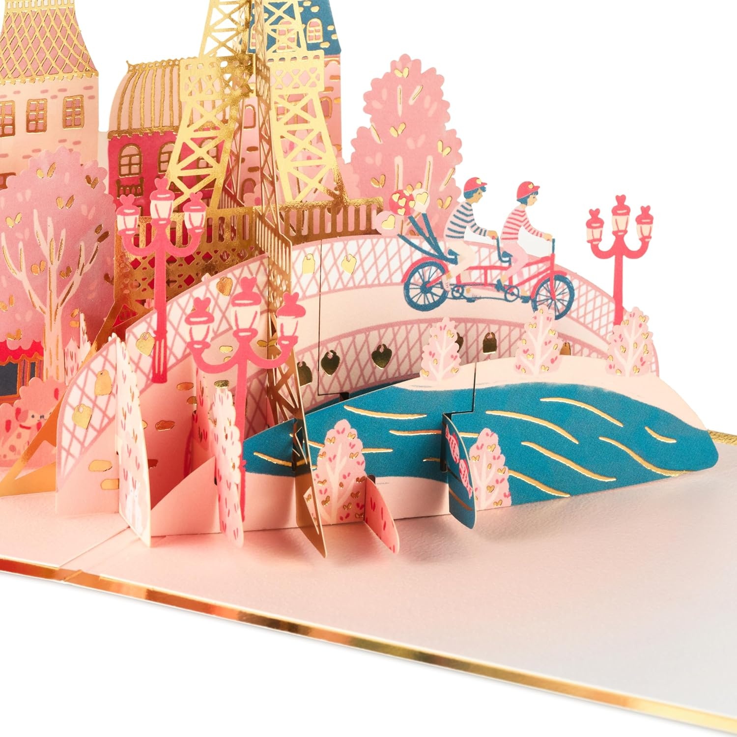 image:imageHallmark Love Pop Up Card Eiffel Tower Signature Paper Wonder 3D Card for Anniversaries Romantic Birthday Sweetest Day