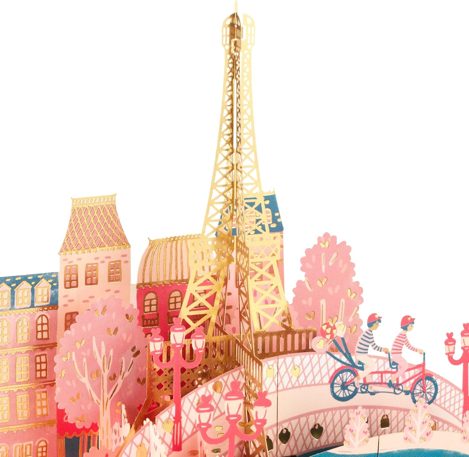image:imageHallmark Love Pop Up Card Eiffel Tower Signature Paper Wonder 3D Card for Anniversaries Romantic Birthday Sweetest Day