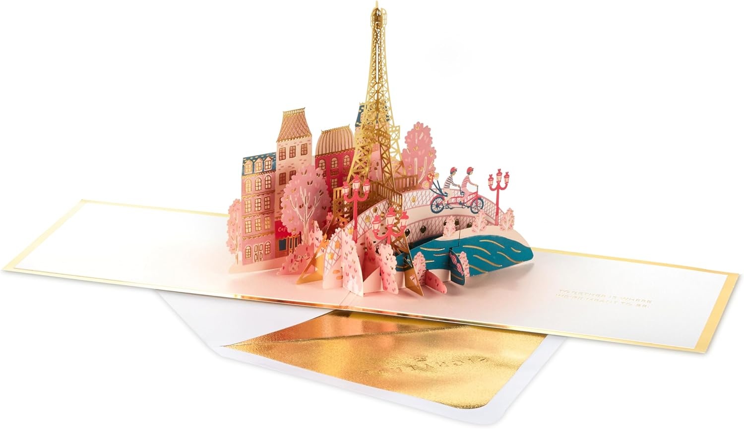 image:imageHallmark Love Pop Up Card Eiffel Tower Signature Paper Wonder 3D Card for Anniversaries Romantic Birthday Sweetest Day