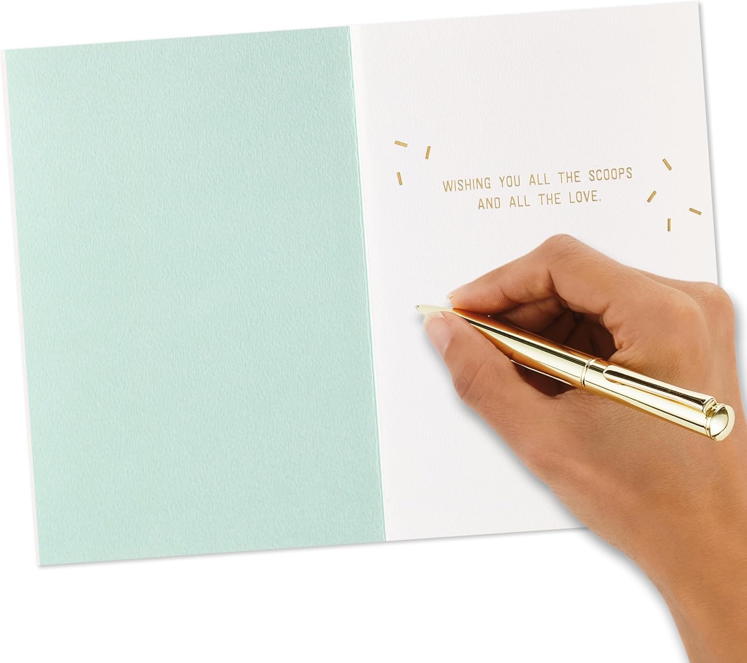 image:imageHallmark Signature Birthday Card Scoops and Love for You Rainbow Ice Cream ConeOh Happy Day