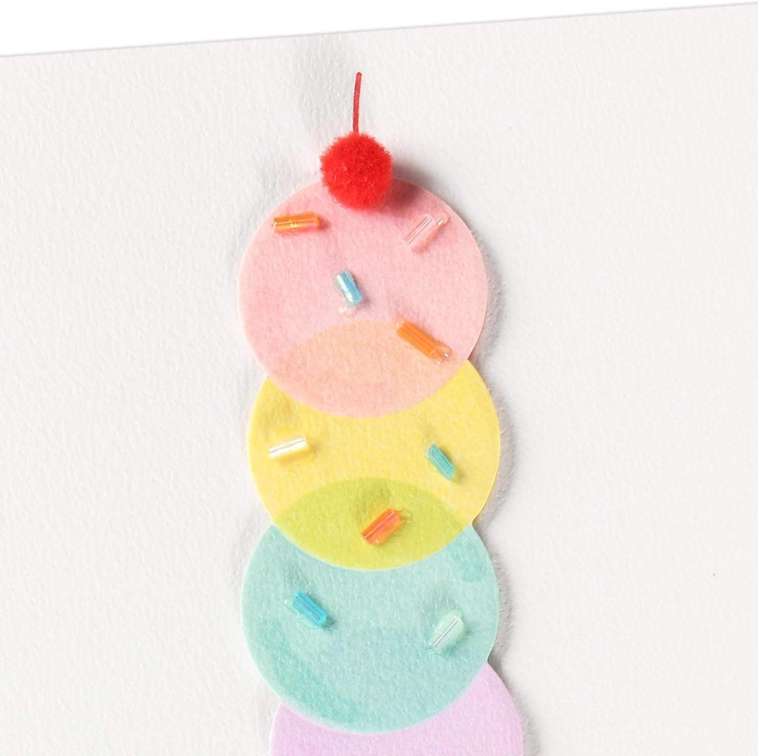 image:imageHallmark Signature Birthday Card Scoops and Love for You Rainbow Ice Cream ConeOh Happy Day