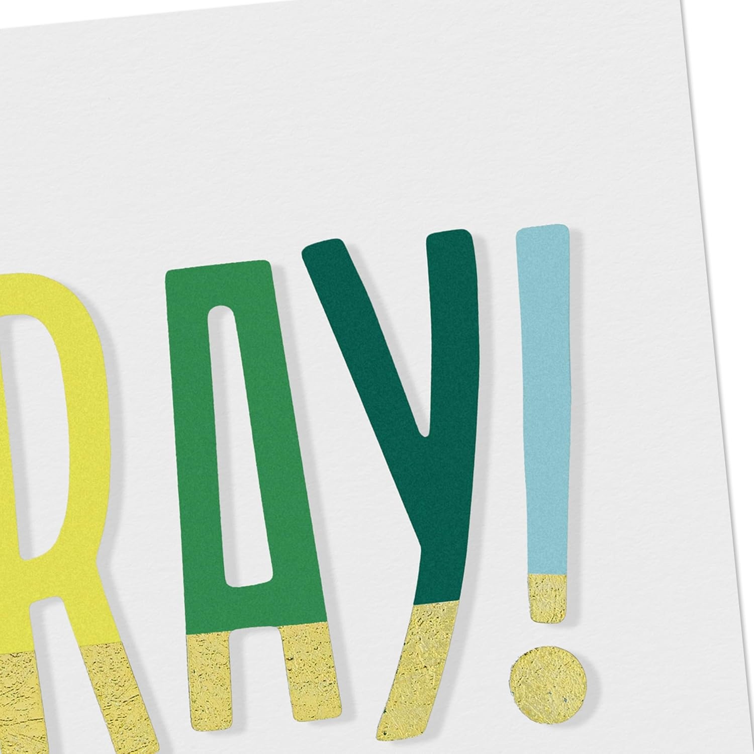image:imageHallmark Signature Congratulations Card Hooray for Graduations New Jobs Retirements Promotions Awards