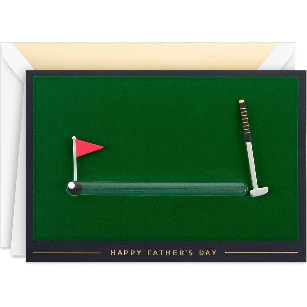 image:imageHallmark Signature Fathers Day Card Way Above Par Golf Putting Green for Dad Grandpa Uncle Brother GolferWay Above Par