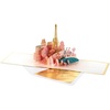 Hallmark Love Pop Up Card (Eiffel Tower) Signature Paper Wonder 3D Card for Anniversaries, Romantic Birthday, Sweetest Day