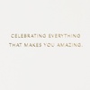 Hallmark Signature Friendship Bracelet Card (Brave, Love, Fearless) for Birthday, Galentine’s Day, Graduation
