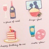Hallmark Signature Romantic Birthday Card (You’re My Cherry on Top) Ice Cream Cones on Mint Green.(Perfect Birthday)