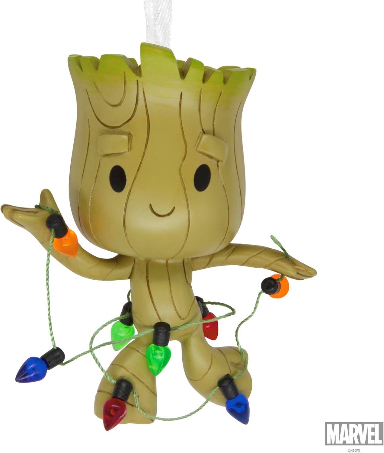 image:imageHallmark Christmas Ornament Marvel Guardians of The Galaxy Groot with String Lights Ornament Gifts for Marvel Fans