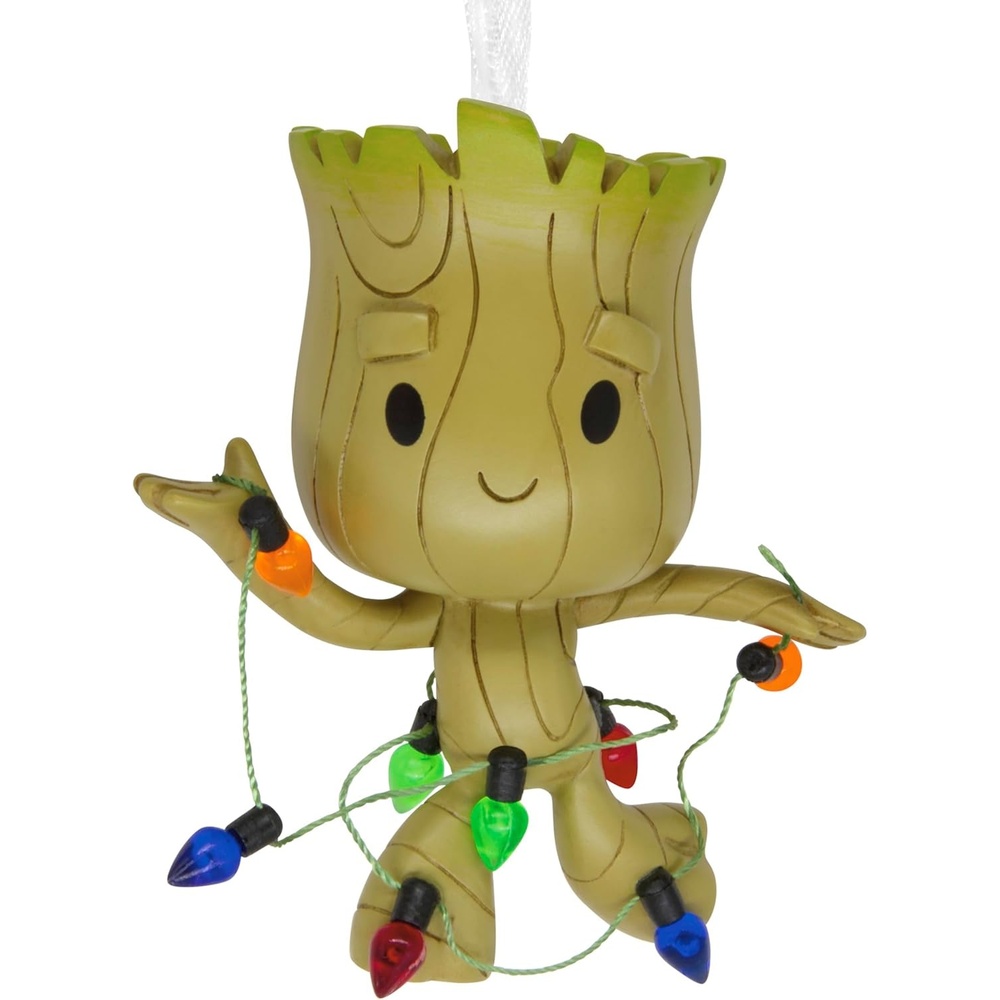 image:imageHallmark Christmas Ornament Marvel Guardians of The Galaxy Groot with String Lights Ornament Gifts for Marvel Fans