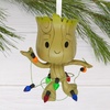 Hallmark Christmas Ornament, Marvel Guardians of The Galaxy Groot with String Lights Ornament, Gifts for Marvel Fans