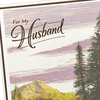 Hallmark Romantic Birthday Card for Husband (The Best Thing in Life) Mountains, Trees and Stream Nature Scene(For My Husband)