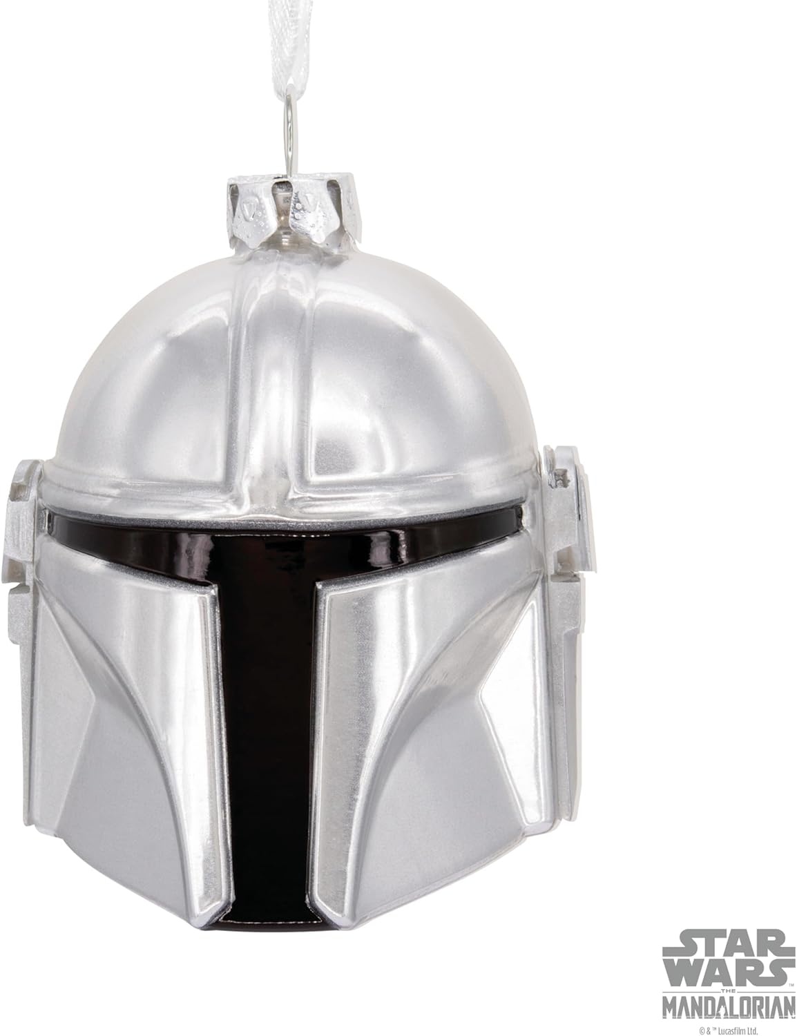 image:imageHallmark Christmas Ornament Star Wars The Mandalorian Helmet Ornament Blown Glass Gifts for Star Wars Fans