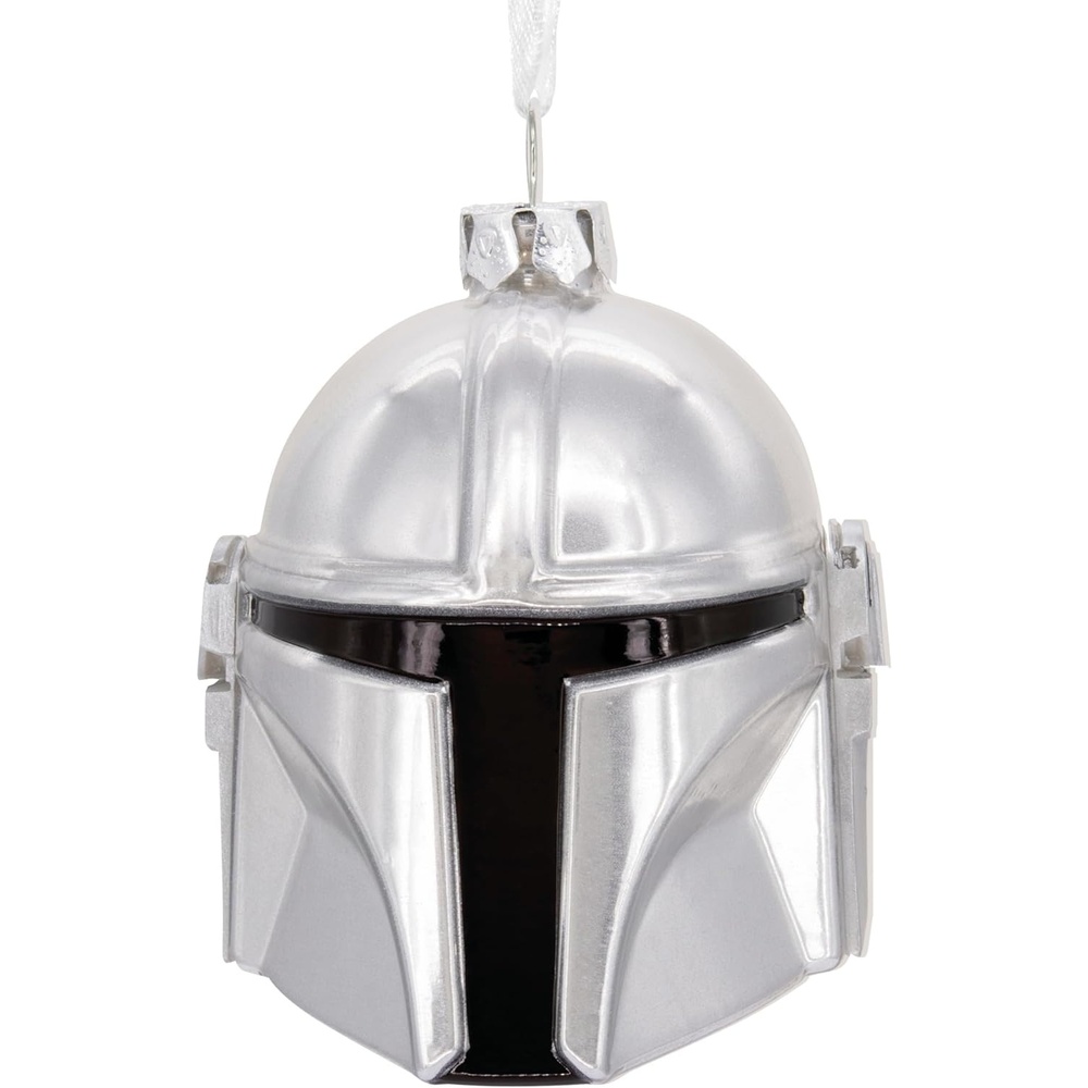 image:imageHallmark Christmas Ornament Star Wars The Mandalorian Helmet Ornament Blown Glass Gifts for Star Wars Fans