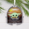 Hallmark Christmas Ornament, Star Wars: The Mandalorian Grogu Funko POP! Ornament with Lenticular Dimension, Gifts for Star Wars Fans