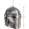 Hallmark Christmas Ornament, Star Wars: The Mandalorian Helmet Ornament, Metal, Gifts for Star Wars Fans