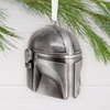 Hallmark Christmas Ornament, Star Wars: The Mandalorian Helmet Ornament, Metal, Gifts for Star Wars Fans