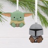 Hallmark Christmas Ornaments, Better Together Star Wars: The Mandalorian and Grogu Magnetic Ornaments, Set of 2, Gifts for Star Wars Fans