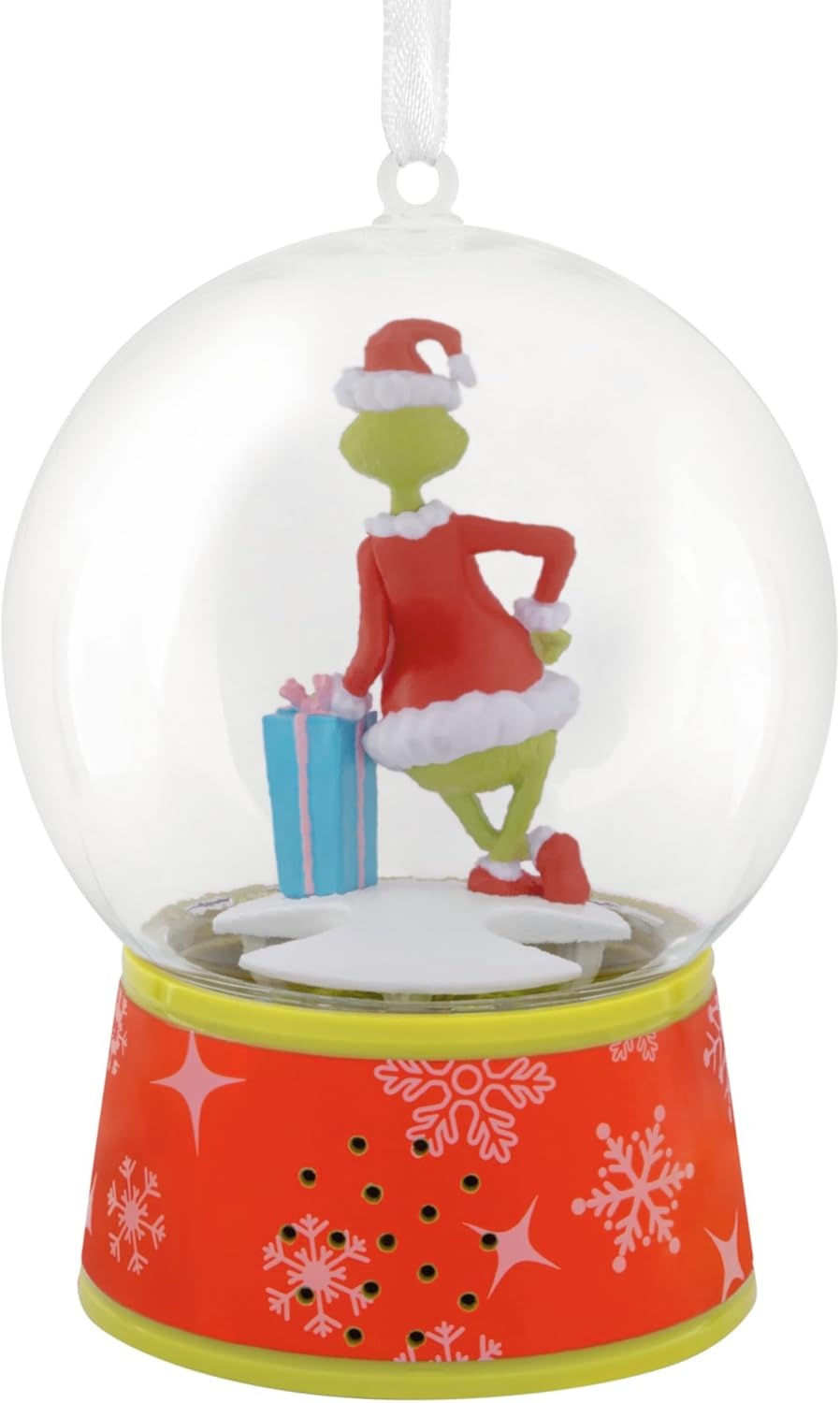 image:imageHallmark Christmas Ornament Dr Seusss How the Grinch Stole Christmas Musical Snow Globe Ornament with Motion Gifts for Dr Seuss Fans